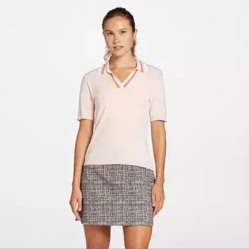 NWT Lady Hagen Women's Contrast Trim Short Sleeve Golf Polo Size XXL
